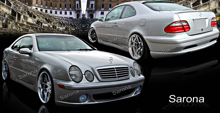 Custom Mercedes CLK  Coupe & Convertible Body Kit (1998 - 2002) - $1490.00 (Manufacturer Sarona, Part #MB-025-KT)
